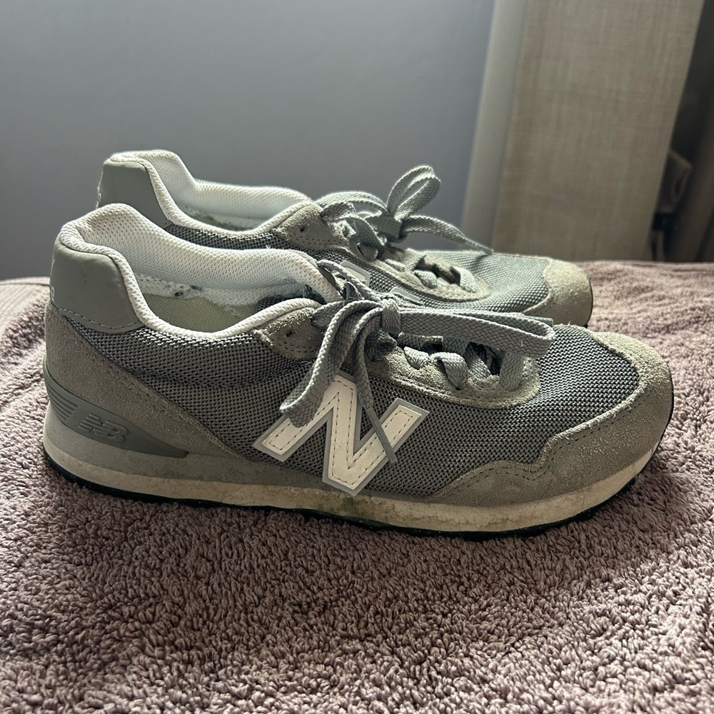 New Balance Kids Sneakers in Gray and White
